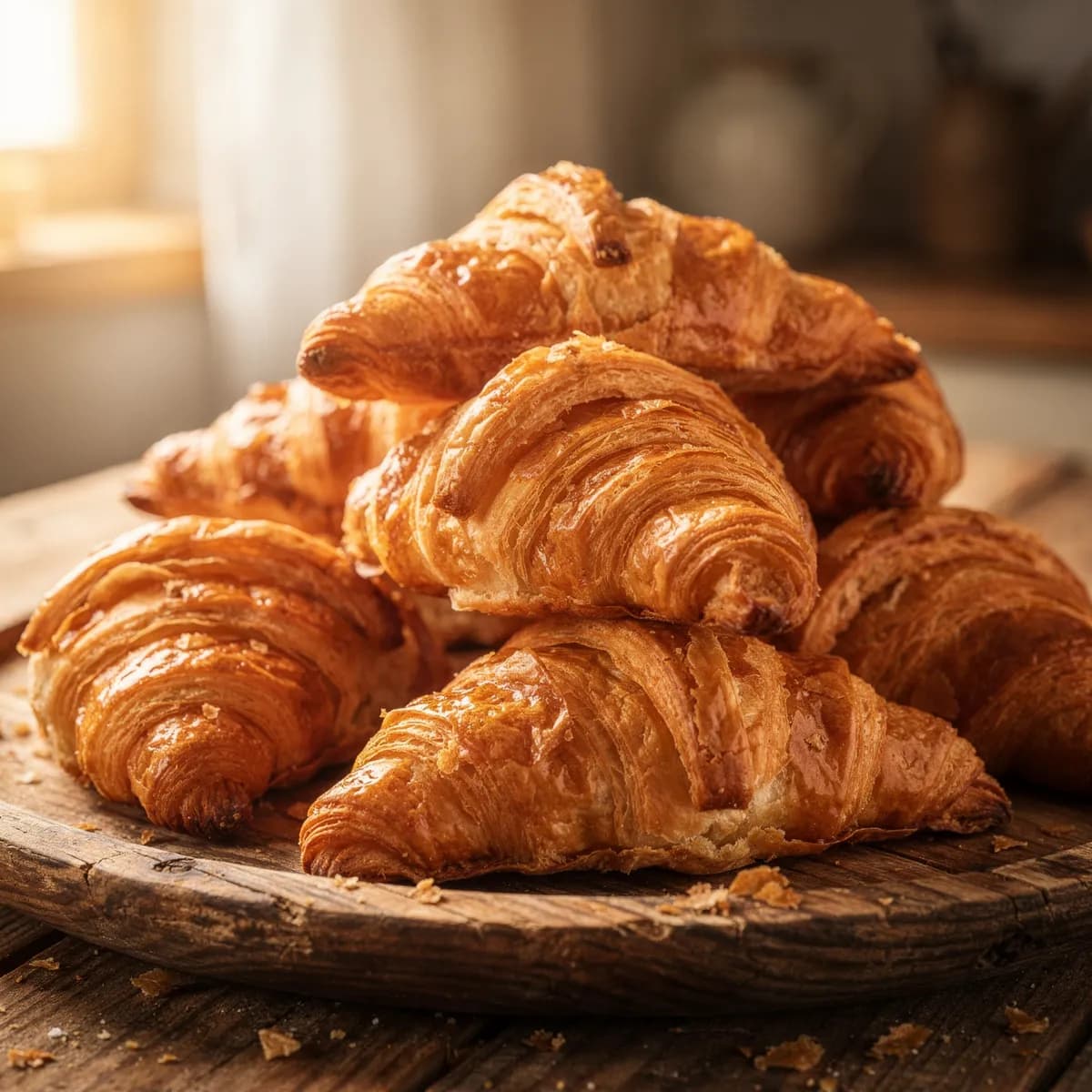 Croissants baked at Daisy's Bakery