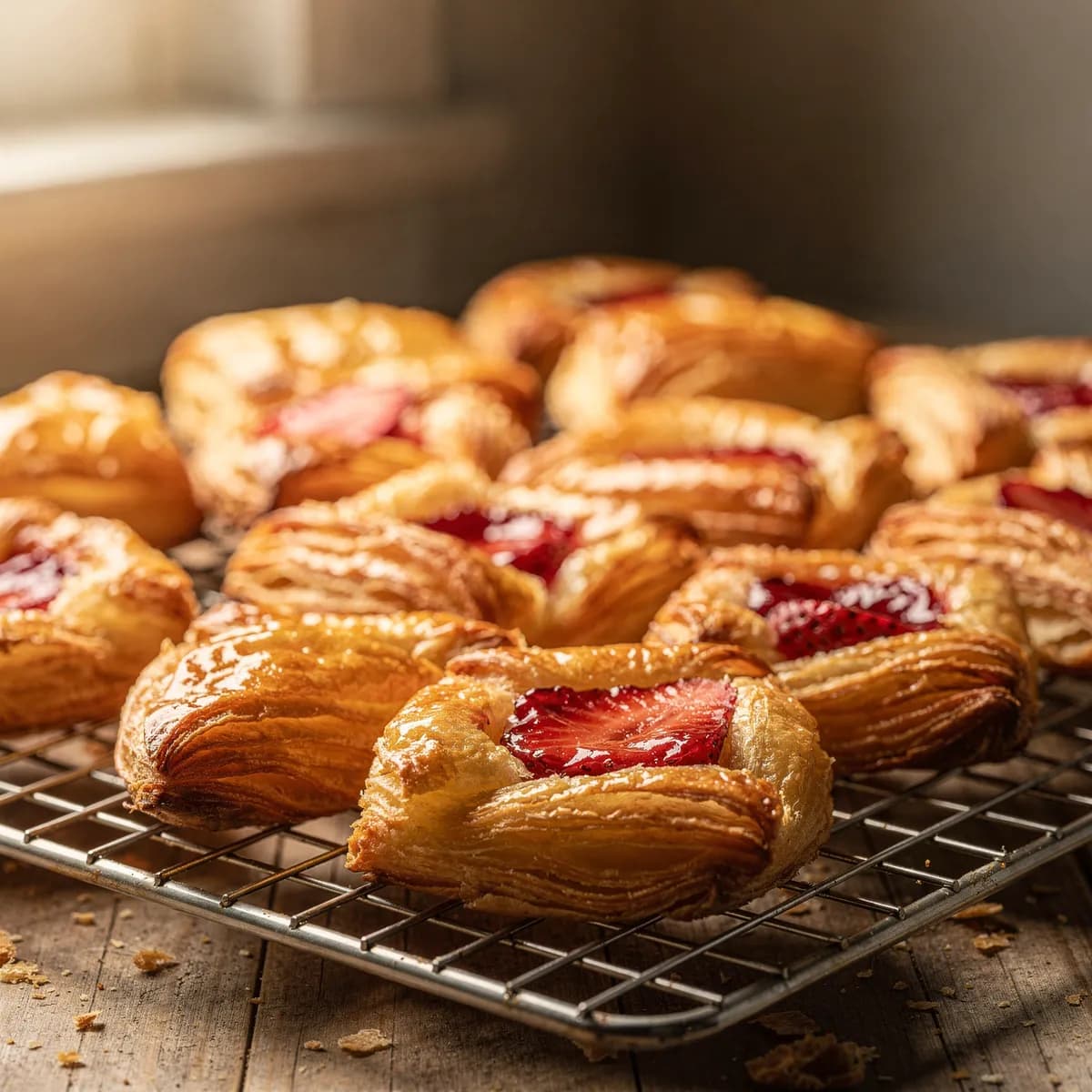 Danishes baked at Daisy's Bakery
